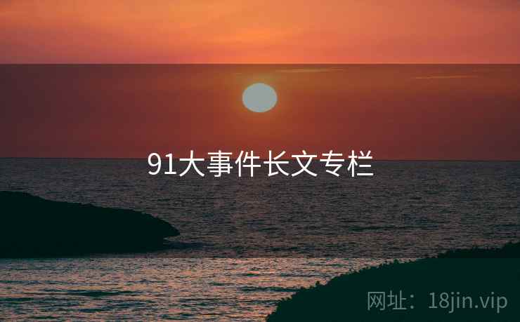 91大事件长文专栏